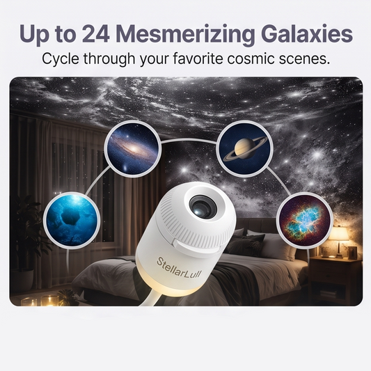 StellarLull™ 2-in-1 Galaxy Projector (12 Films)